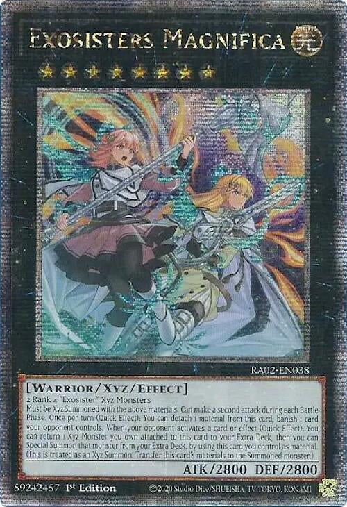 Exosisters Magnifica - RA02-EN038 (Quarter Century Secret Rare)