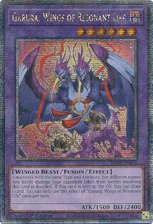 Garura, Wings of Resonant Life - RA02-EN024 (Quarter Century Secret Rare)