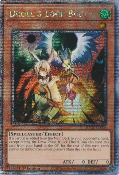 Droll & Lock Bird - RA02-EN006 - (Quarter Century Secret Rare)