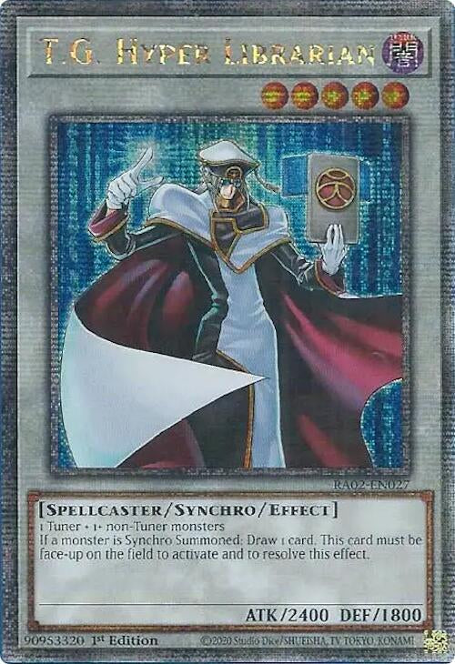 T.G. Hyper Librarian - RA02-EN027 (Quarter Century Secret Rare)