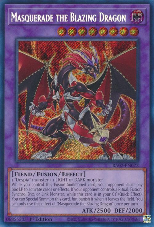 Masquerade the Blazing Dragon - RA02-EN022