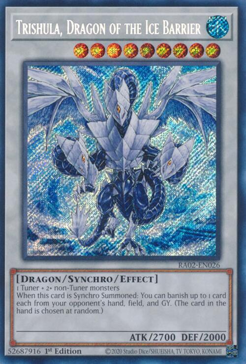 Trishula, Dragon of the Ice Barrier - RA02-EN026