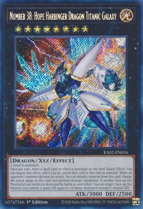 Number 38: Hope Harbinger Dragon Titanic Galaxy - RA02-EN036