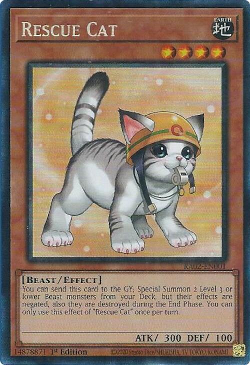 Rescue Cat (Alternate Art) - RA02-EN001