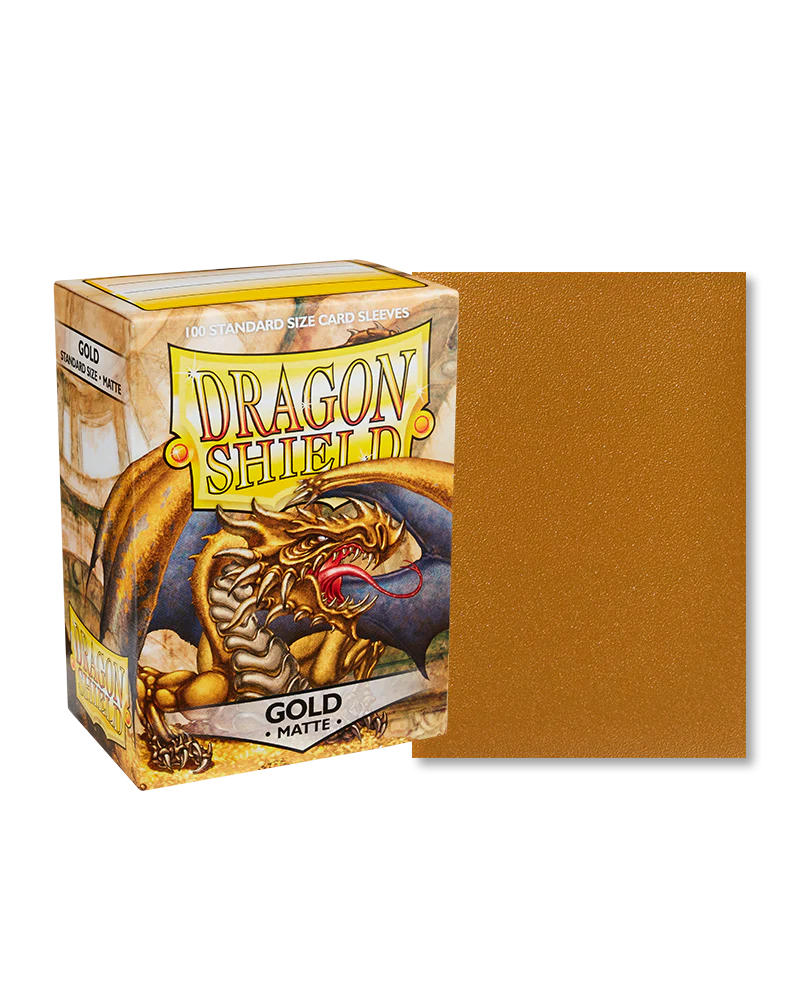 Dragon Shield Matte Gold (100)