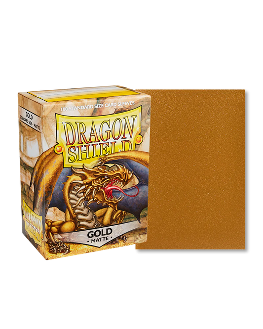 Dragon Shield Matte Gold (100)