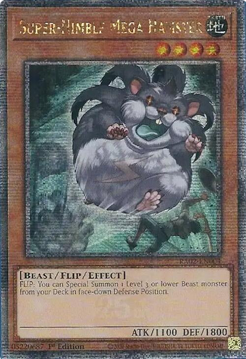 Super-Nimble Mega Hamster - RA02-EN004 - (Quarter Century Secret Rare)