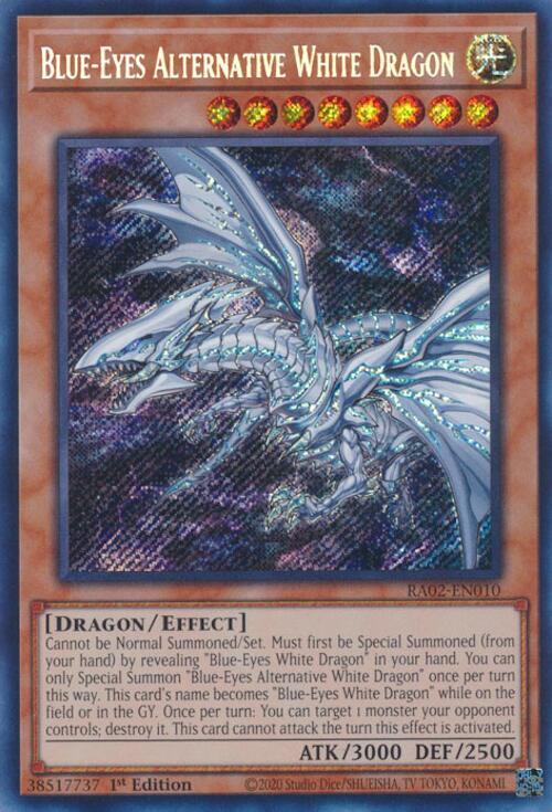 Blue-Eyes Alternative White Dragon - RA02-EN010