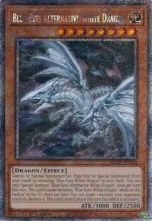 Blue-Eyes Alternative White Dragon - RA02-EN010