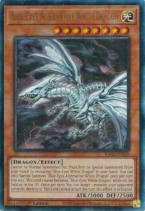 Blue-Eyes Alternative White Dragon - RA02-EN010