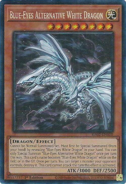 Blue-Eyes Alternative White Dragon - RA02-EN010