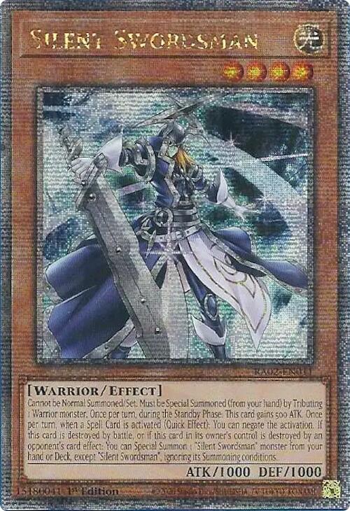 Silent Swordsman - RA02-EN011 (Quarter Century Secret Rare)