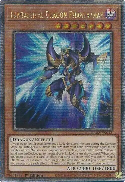 Fantastical Dragon Phantazmay - RA02-EN013 (Quarter Century Secret Rare)