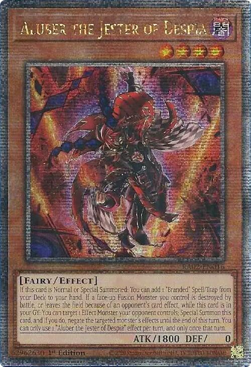 Aluber The Jester of Despia - RA02-EN016 (Quarter Century Secret Rare)