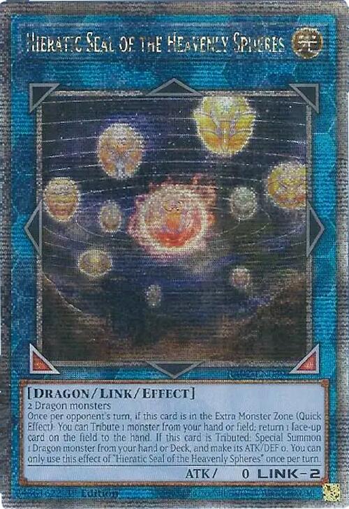 Hieratic Seal of the Heavenly Spheres - RA02-EN039 (Quarter Century Secret Rare)