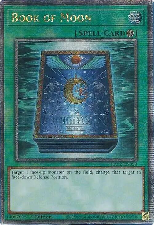 Book of Moon RA02-EN050 (Quarter Century Secret Rare)