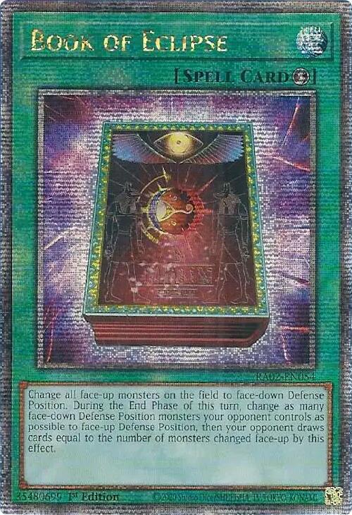 Book of Eclipse RA02-EN054 (Quarter Century Secret Rare)