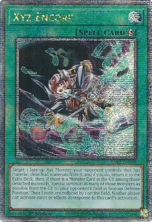 Xyz Encore - RA02-EN059 (Quarter Century Secret Rare)