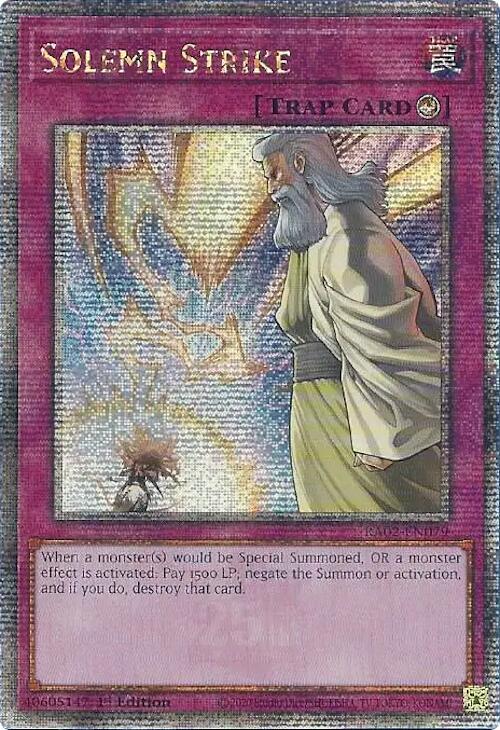 Solemn Strike - RA02-EN079 (Quarter Century Secret Rare)