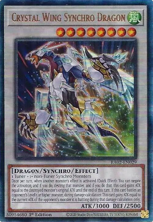 Crystal Wing Synchro Dragon - RA02-EN029