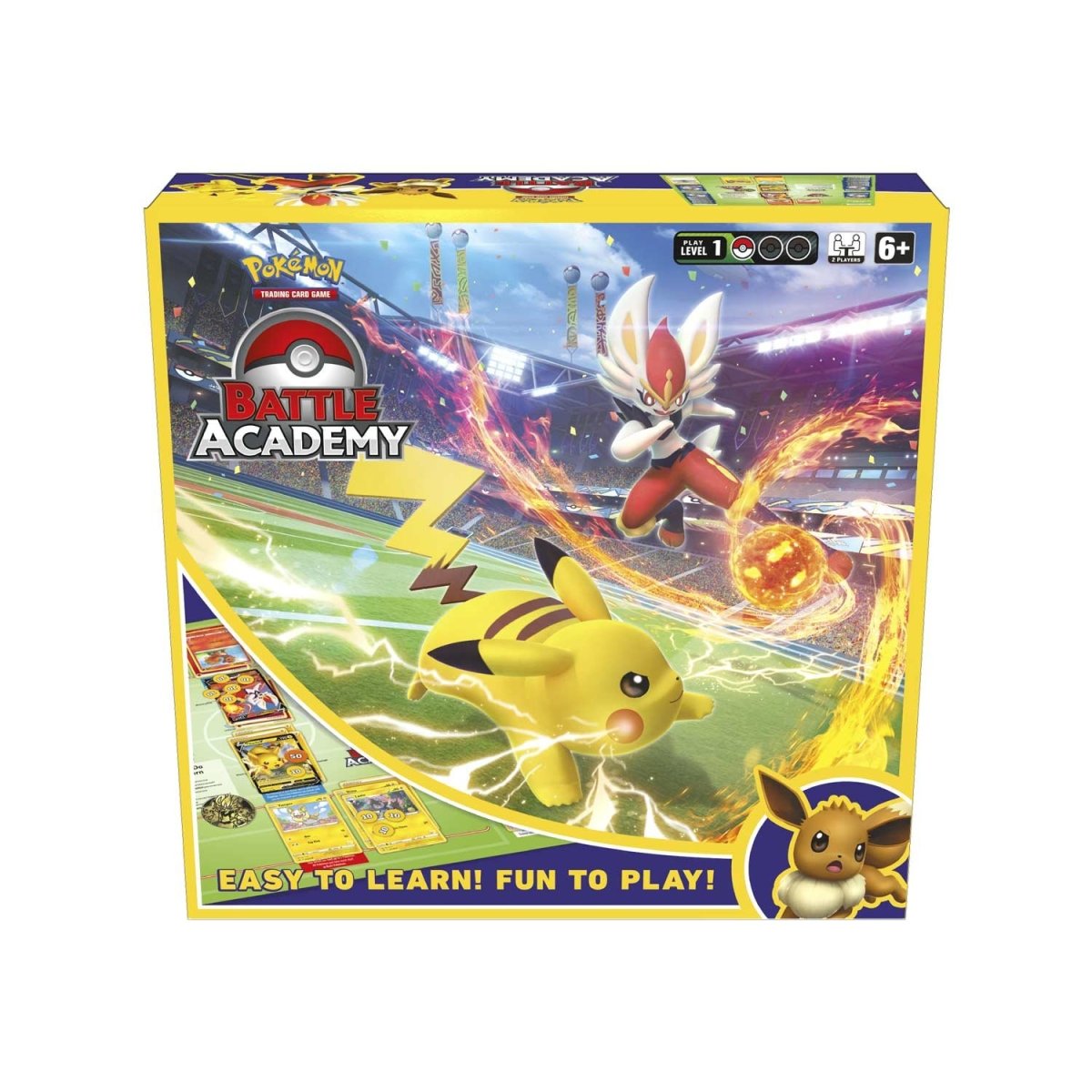 Pokémon TCG: Battle Academy (Cinderace V, Pikachu V & Eevee V)