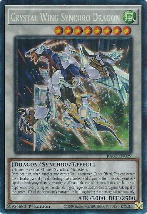 Crystal Wing Synchro Dragon - RA02-EN029