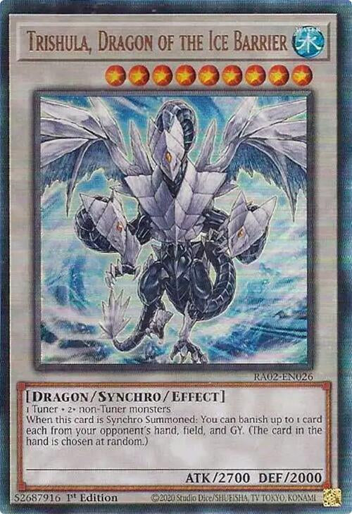 Trishula, Dragon of the Ice Barrier - RA02-EN026