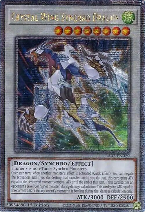 Crystal Wing Synchro Dragon - RA02-EN029