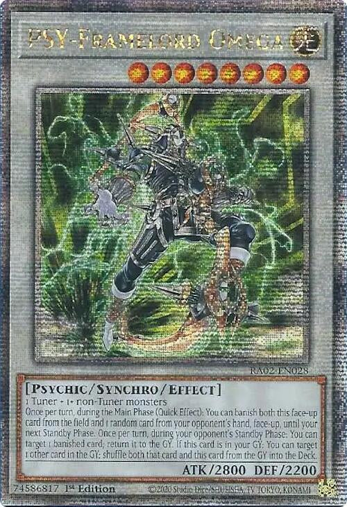 PSY-Framelord Omega - RA02-EN028 (Quarter Century Secret Rare)