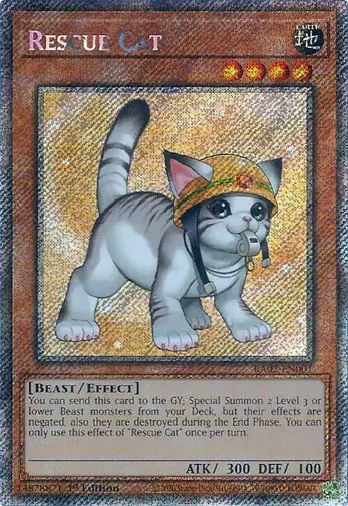 Rescue Cat (Alternate Art) - RA02-EN001