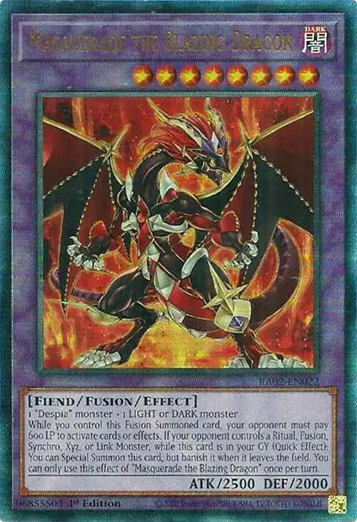 Masquerade the Blazing Dragon - RA02-EN022