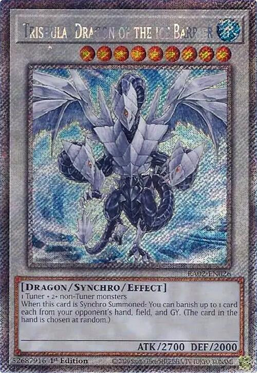 Trishula, Dragon of the Ice Barrier - RA02-EN026