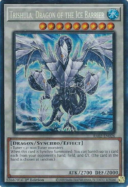 Trishula, Dragon of the Ice Barrier - RA02-EN026