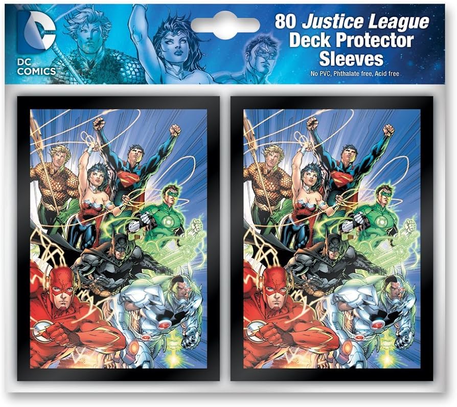 Justice League Deck Protector Sleeves 80