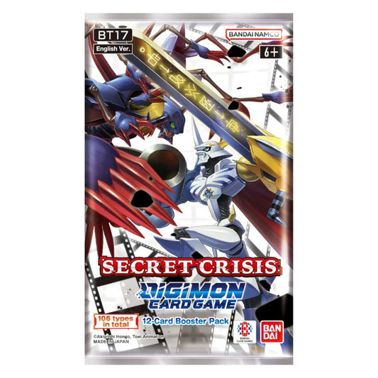 Digimon Card Game: Secret Crisis Booster Pack (BT17)