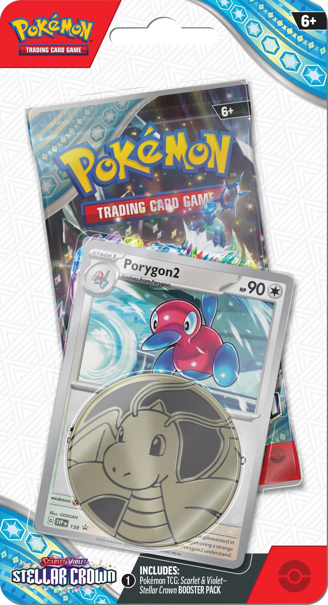 Pokémon TCG: Scarlet & Violet - Stellar Crown - Single Pack Blister - Porygon2