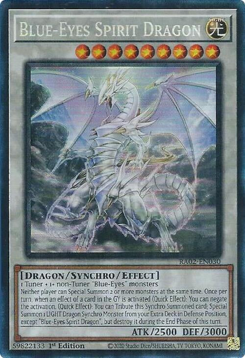 Blue-Eyes Spirit Dragon - RA02-EN030