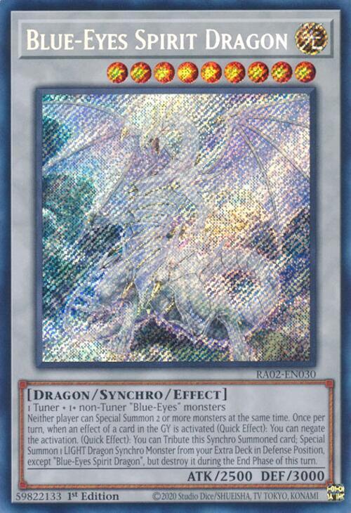 Blue-Eyes Spirit Dragon - RA02-EN030