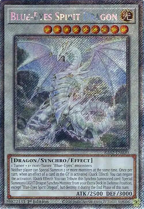 Blue-Eyes Spirit Dragon - RA02-EN030