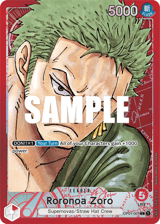 Roronoa Zoro - OP01-001 (Parallel)