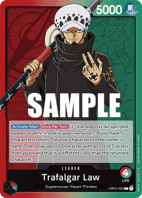 Trafalgar Law - OP01-002